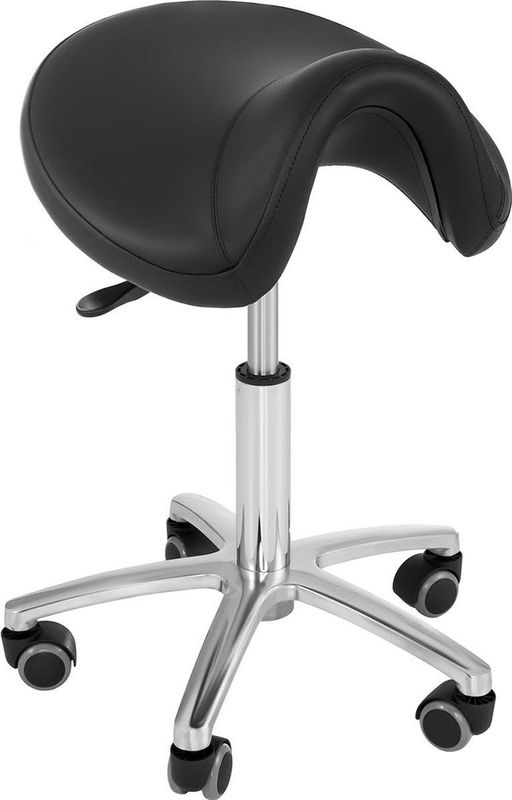 PHYSA SORANO - Zadelkruk - Zwart - Ecoleer - Staal