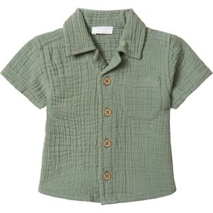 Noppies Boys Blouse Ballville Jongens Blouse - Agave Green - Maat 80