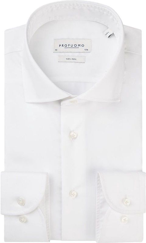 Profuomo - Overhemd - Blauw - Extra Lange Mouw - Strijkvrij