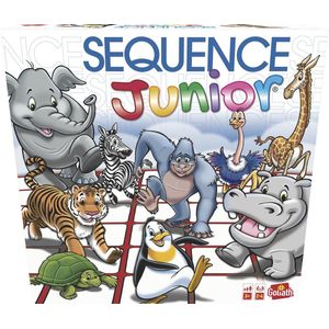 Sequence Junior Spel - Geschikt voor kinderen vanaf 3 jaar - 2 tot 4 spelers - Leer dieren herkennen en strategisch denken