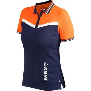 Knhs Polo Kids - Donkerblauw-oranje - 140