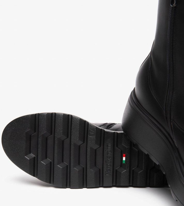 NeroGiardini - I514901D - Dameslaars - Nero - Leer - Blokhak