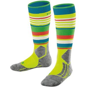 FALKE SK2 Intermediate K - Ski Sokken - Geel Lightning - 1 Paar - Kinderen