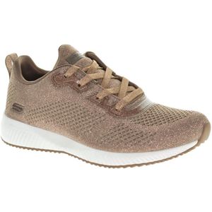 Taupe Glitter Sneaker Van Skechers maat 35