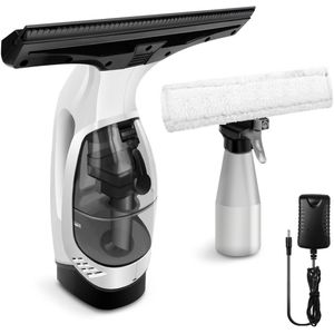 Efficiënte Draadloze Raamreiniger - Oplaadbare Glazenwasser met 28cm Rakel Element & 150ml Watertank