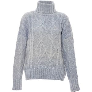 MYMO - Trui - Lichtbeige / Smoky Blue - Losse Pasvorm - Lange Mouw