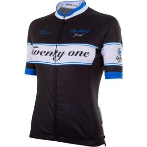 21Virages fietsshirt korte mouwen dames Michelle Zwart Blauw - S