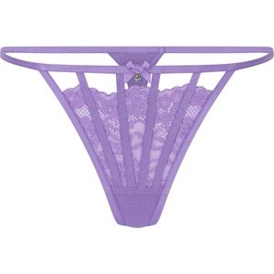 Hunkemöller Dames Lingerie String Maxime - Paars - maat L