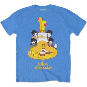 The Beatles - Yellow Submarine Sub Sub Kinder T-shirt - Kids tm 14 jaar - Blauw