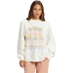 Roxy Lnupovrszcrwf Sweatshirt Beige XS Vrouw