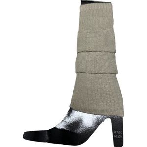 Beenwarmer One size Fits all Acryl Gebreid in Beige