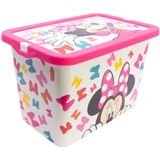 Minnie Mouse - Opbergbox - 7 Liter - Kunststof - 29 x 20 x 20 cm