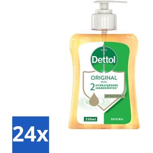 Dettol - Handzeep - Original - Klassieke Hygiëne - 250 ml - Voordeelverpakking - 24 stuks