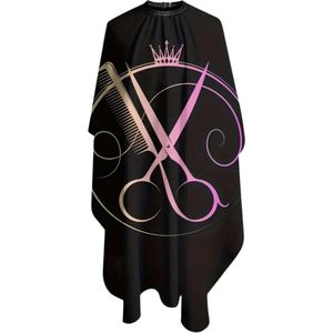 Nivard Baardschort - Beard Bib - Scheerschort - Baard Cape - Kappersmantel - Kapmantel - Paars