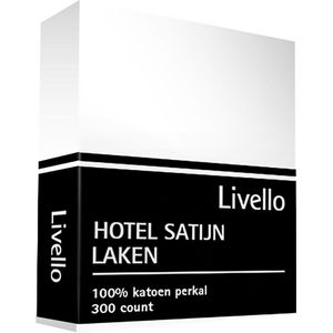 Livello Hotel Laken Satijn White 160x270