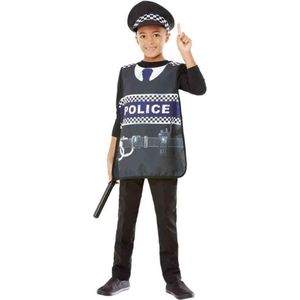 Smiffys - Police Kostuum Accessoire Set Kids - Zwart