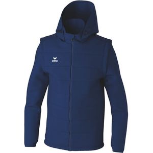 Erima - Team Detachable Sleeves - Jas - Zwart - Wind- en Waterdicht, Afneembare Mouwen