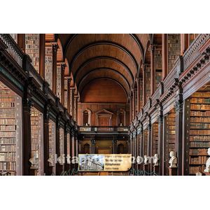 Trinity College Library - Dublin / Ierland | Houten Puzzel | 1000 Stukjes | 59 x 44 cm | King of Puzzle