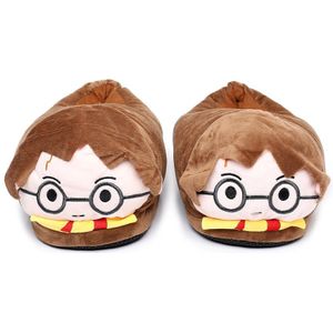 Grappige pantoffels | Harry Potter Sloffen | One size fits all maat 34 t/m 42 voor Kinderen, Dames en Heren | Harry Potter Pantoffel | Tovenaar Sloffen | Pluche Pantoffel | Zachte Binnenschoenen | Huisschoenen
