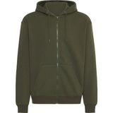 BLEND Sweatvest ' BHJUSTE '  donkergroen