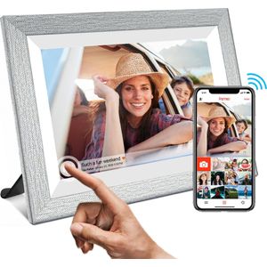 MemoMemory Digitale Fotolijst - 10.5 Inch - WiFi - Hout