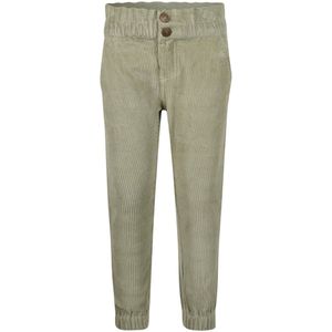 Koko Noko - Corduroy broek loose fit - zachtgroen - maat 140