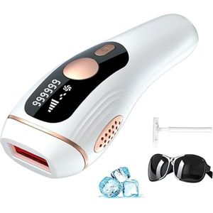 IPL Laser Ontharingsapparaat - Laser Ontharing - Ontharing Laser - Ontharingsapparaat Laser - Ontharingsapparaten Laser - Pijnloze En Duurzame Ontharing Voor Gezicht En Lichaam - 999.999 Flitsen - Automatische & Handmatige Modus