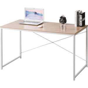 Néos® Bureau - Smal Ontwerp - Eettafel - Licht Eiken en Wit - 120x60x70cm