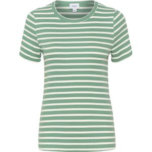 Saint Tropez AstaSZ SS Stripe T-Shirt Dames T-shirt - Maat XL