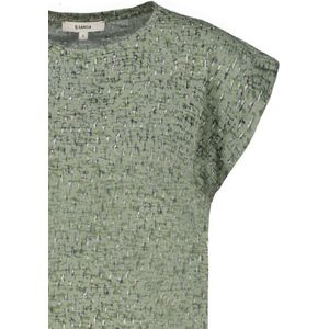 GARCIA Dames T-shirt Groen - Maat M