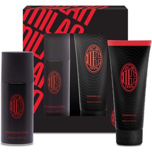 Voetbalclub AC MILAN Giftset met 150ml Deodorant en 200 ml Douchegel