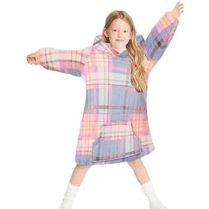 Oversized hoodiedeken voor kinderen - Warme en comfortabele fleece sweatshirt met capuchon