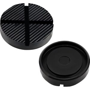 Rubberen pads voor garagekrik - universeel en robuust - 26 mm - autokrik accessoire Autokrik