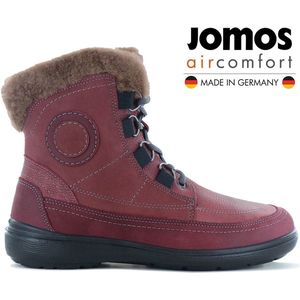 JOMOS Freewalk 806501 - Dames Winter Laarzen Boots Schoenen Gevoerd met lamsvel in leer Rood - Maat EU 36 UK 3.5