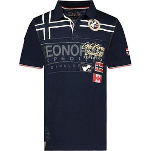 Geographical Norway Heren Polo Katoen Karadock Blauw - XL