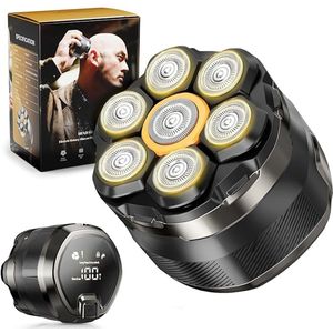 Skull Shaver - Gladde en Snelle Scheerervaring - Voor Hoofd, Gezicht en Nek - Ergonomisch en Draadloos Design - Precisie en Comfort in één - Voor een Strakke Look Thuis of Onderweg