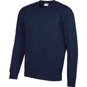 Awdis Academie Herenbemanning Hals Raglan Sweatshirt (Marine)