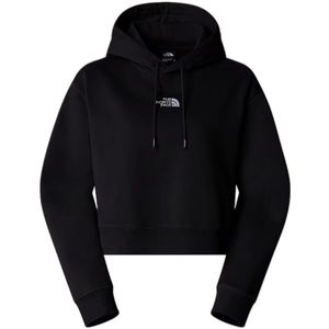 The North Face - Essential Crop Hoodie - Zwart - Katoen/Polyester
