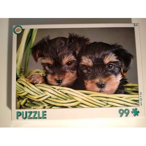 Legpuzzel - puzzel - kinderen - puppies - honden - 99 stukjes - leeftijd 3+ - Toy universe