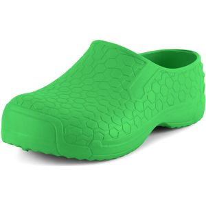 Ladeheid Clogs - Dames- en Herenklompen – Lichtgewicht – EVA – Tuinklompen – Tuinschoenen – Groen 1711 – 36 - LA-DW-HexClosed