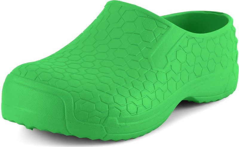 Ladeheid Clogs - Dames- en Herenklompen – Lichtgewicht – EVA – Tuinklompen – Tuinschoenen – Groen 1711 – 36 - LA-DW-HexClosed