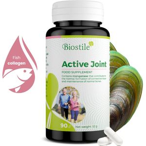 Biostile Active Joint – Hoogwaardige formule voor Gezonde Gewrichten en Bindweefsel - Mangaan - Glucosamine - 90 capsules