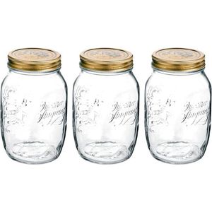 Bormioli Rocco Quattro Stagioni bokaal - 1 liter - Set-3