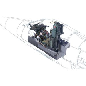 1:12 Italeri 2991 F-104 G Cockpit Plastic Modelbouwpakket