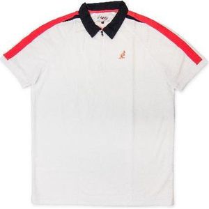 Australian Tennis Polo Game - Wit -Roze - Zwart - Maat L (52)