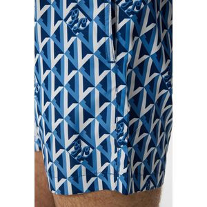 J.Lindeberg Heren Banks Island Geo Swim Trunks Jasper Blue