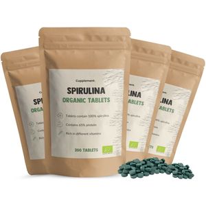 Cupplement - Spirulina Tabletten - 500 mg - Biologisch - Vegan