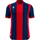 Macron Propus Eco Shirt Korte Mouw Heren - Marine / Rood | Maat: 3XL