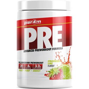 Per4m - Pre Workout Stim - 570g - Strawberry Lime - pre-workout