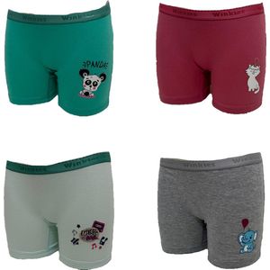 Embrator meisjes Boxershorts 4-stuks maat 152/158